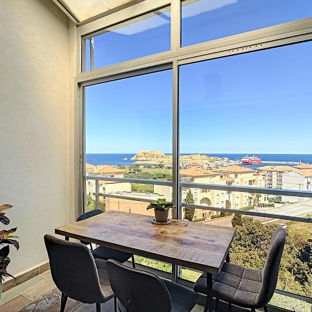 Tres Beau Duplex Vue Panoramique Mer, Proche Plage LʼÎle-Rousse Екстериор снимка